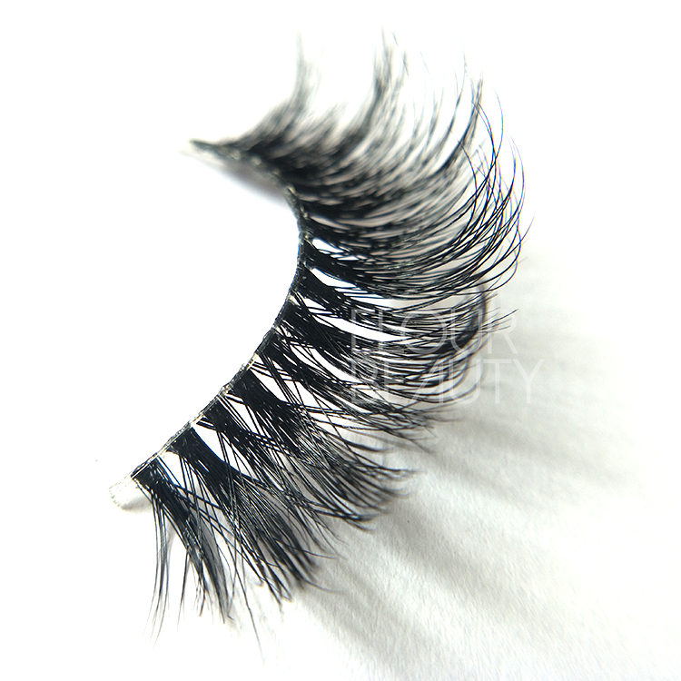3D naked band long mink lashes best lash cosmetics China ED89